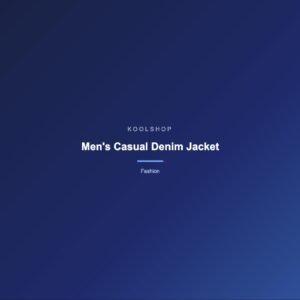 Men's Casual Denim Jacket